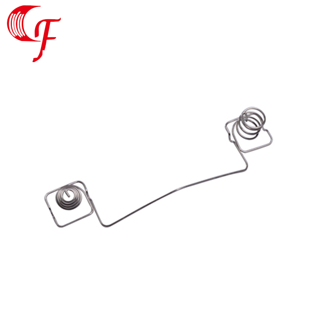Battery positive and negative spring opposite spring