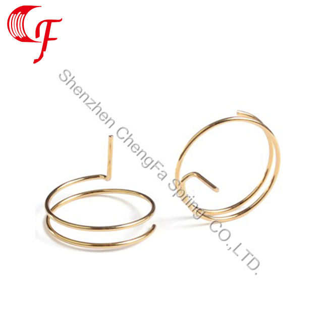 Button on the spring