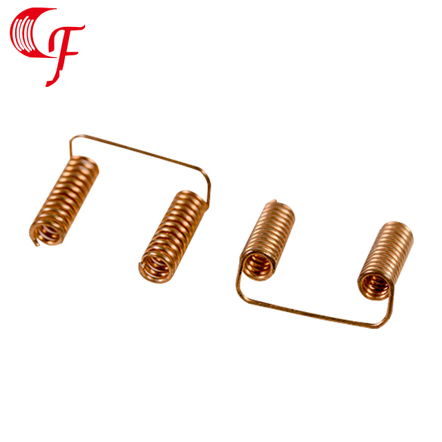 Brass antenna spring