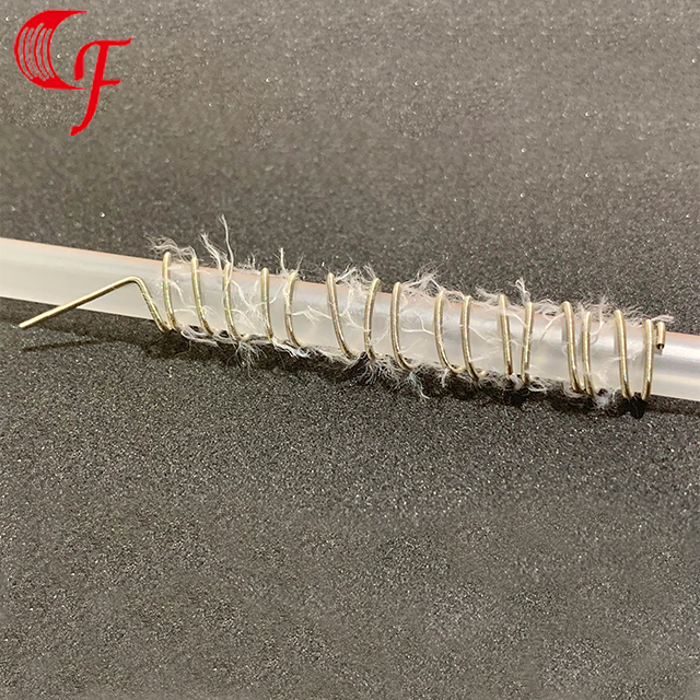 Embolized coil (flocking is available)